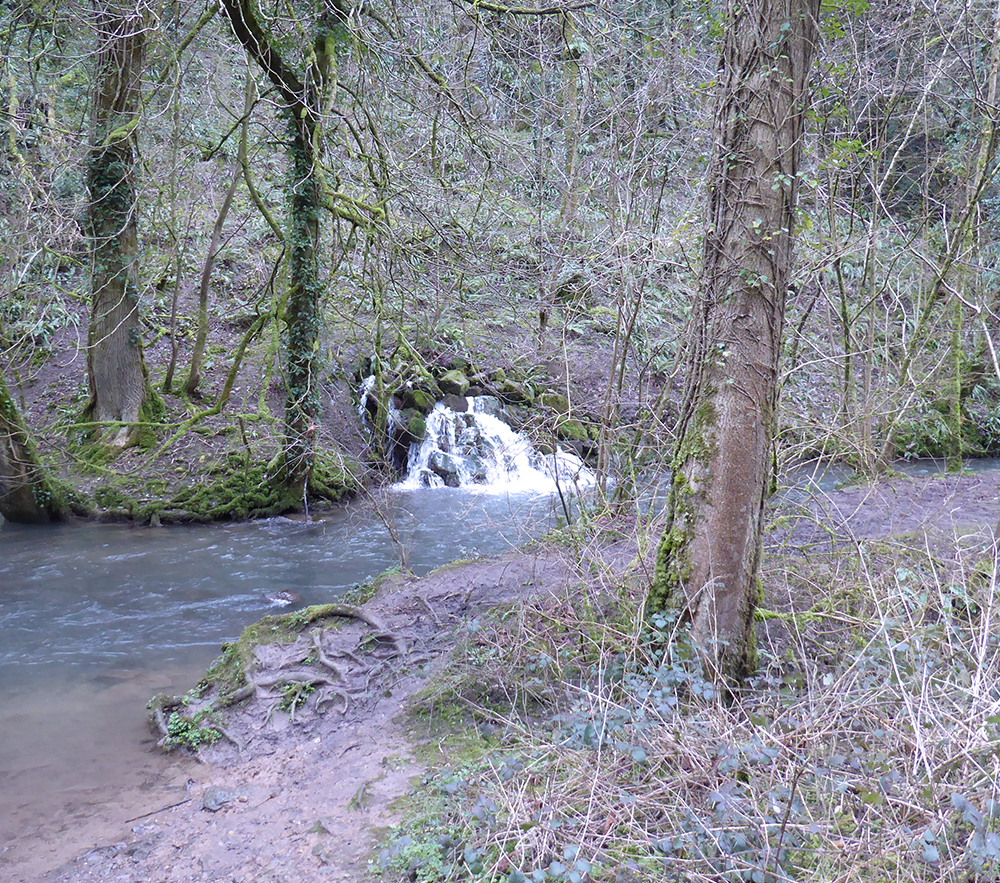 Water outlet from Whatley quarry