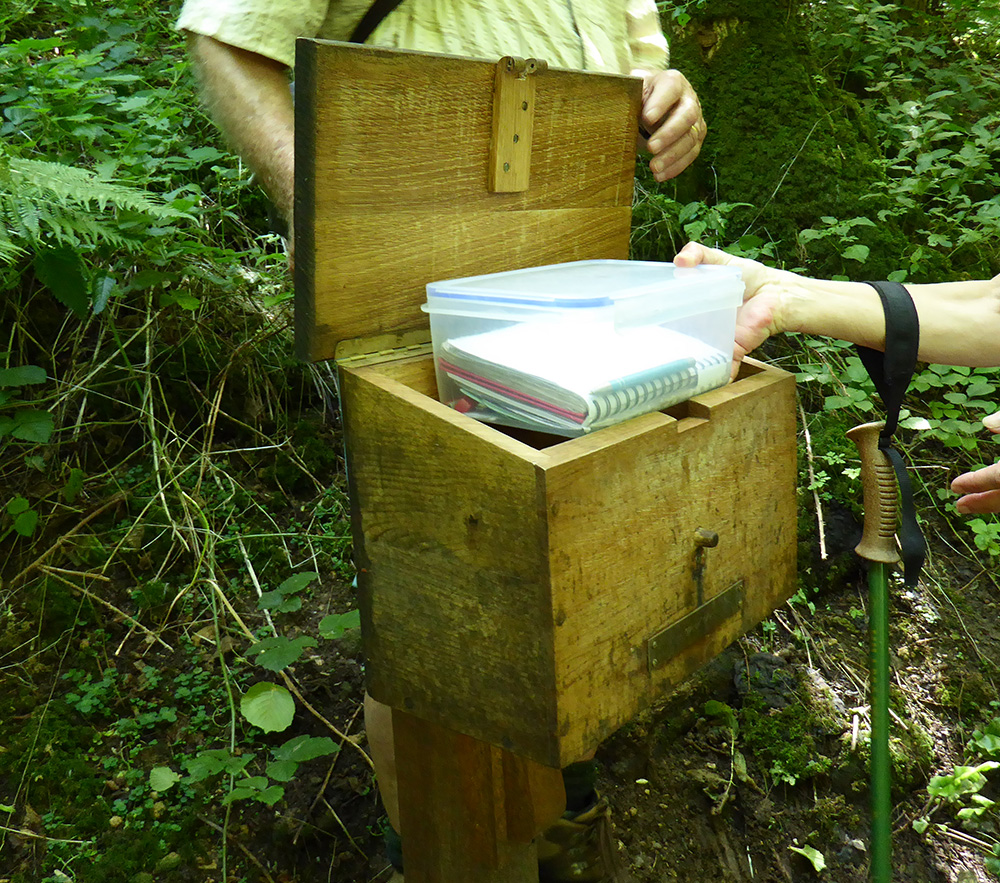 Walkers visitors book