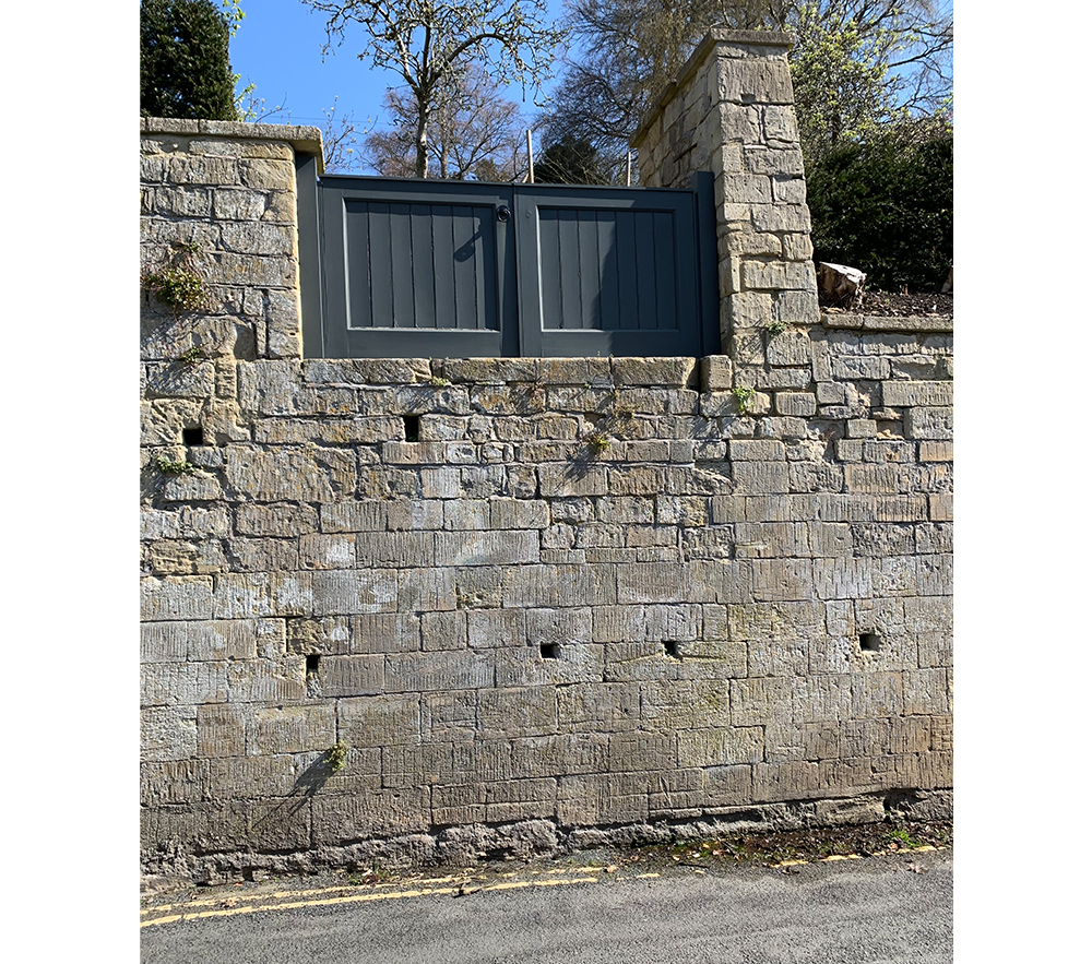 An strange place for a gate!