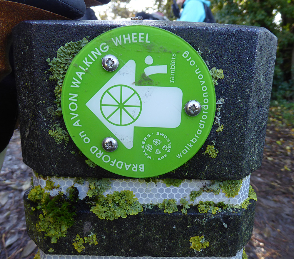 Some of this walk followed the Bradford-on-Avon Walking Wheel