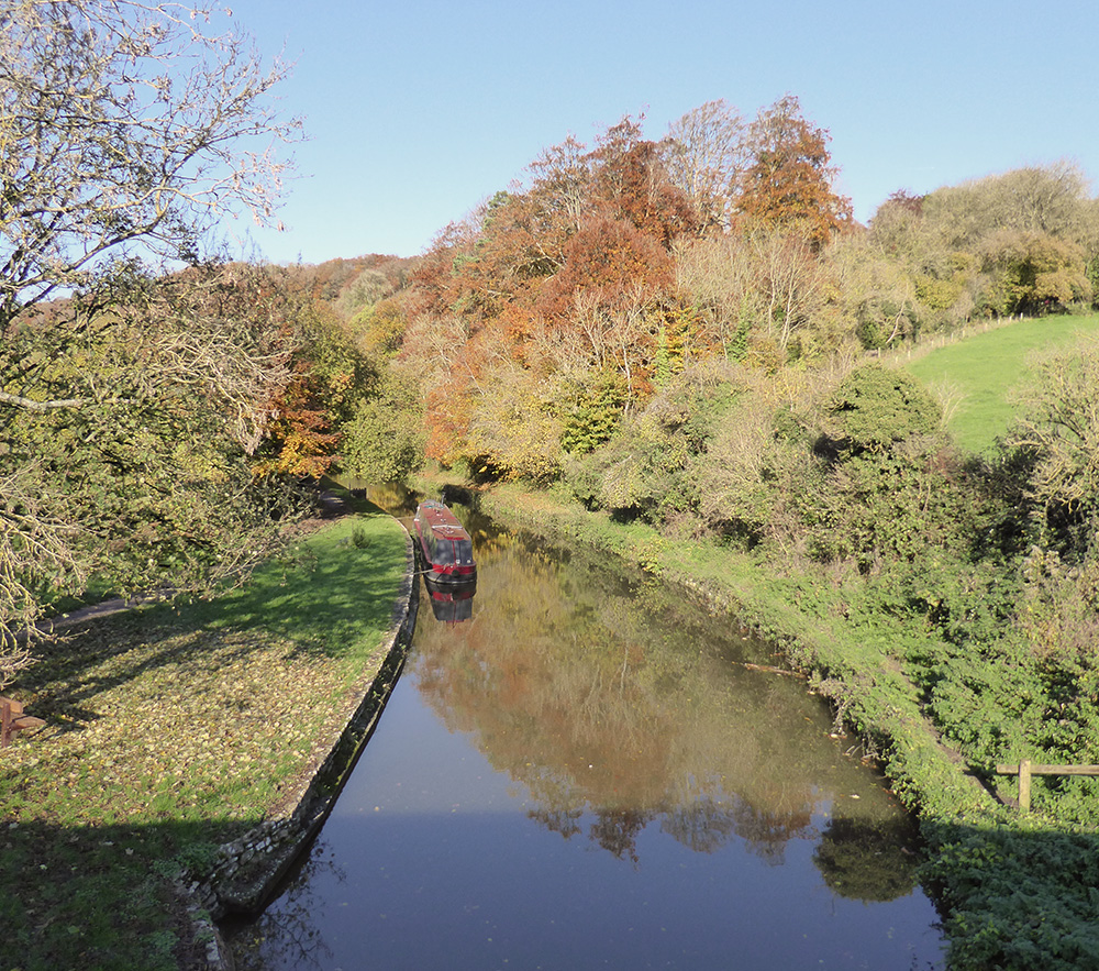 The canal looking peaceful